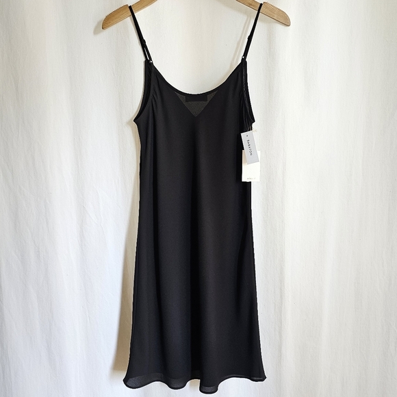 🇨🇦 Aritzia Babaton Noa Dress Black - Picture 8 of 15